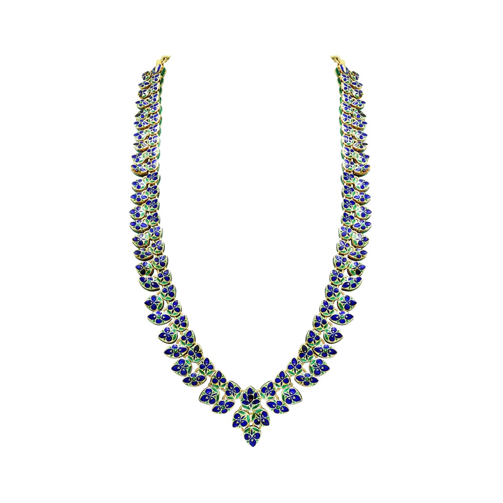 Polki Necklace with Seamless Contoured Design